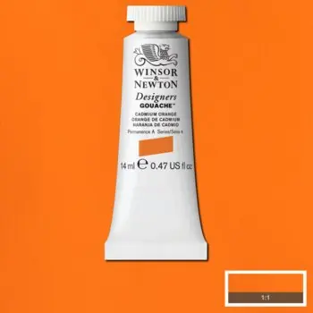 Winsor & Newton designers gouache S4 – 089 cadmium orange Gratis Retour