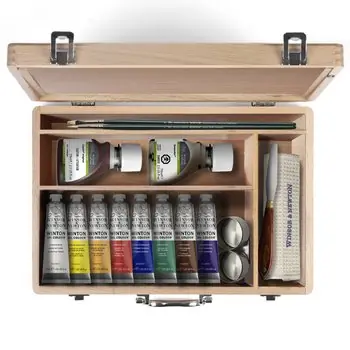 Express Levering Winsor & Newton Winton olieverf – houten koffer 8 x 37ml