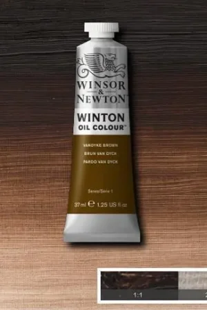 Winsor & Newton Winton olieverf 37ml – 676 vandijcke bruin Korting