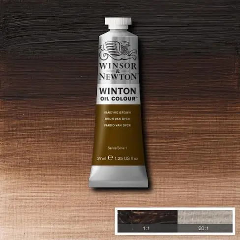 Winsor & Newton Winton olieverf 37ml – 676 vandijcke bruin Korting