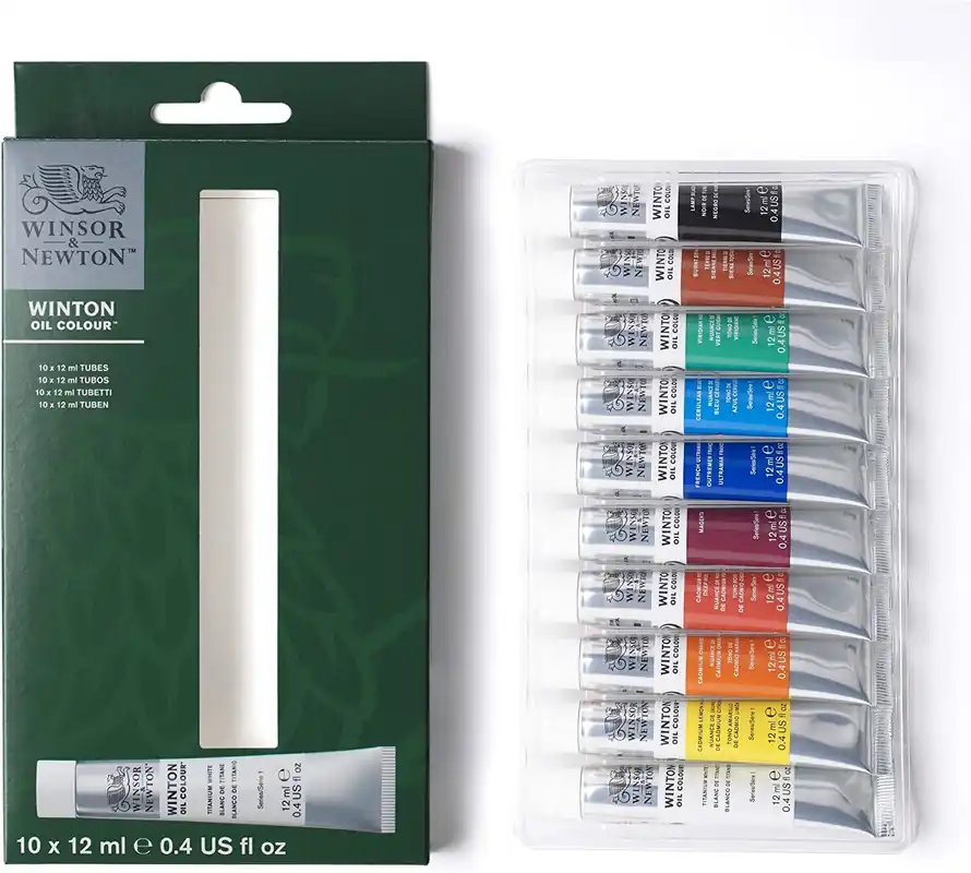 Winsor & Newton Winton olieverf – set 10 x 12ml Nieuw