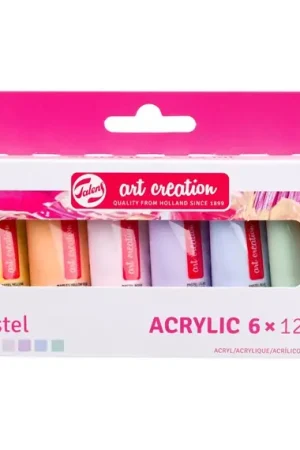 Laatste Kans ArtCreation acrylverf – set 6 x 12ml – pastel