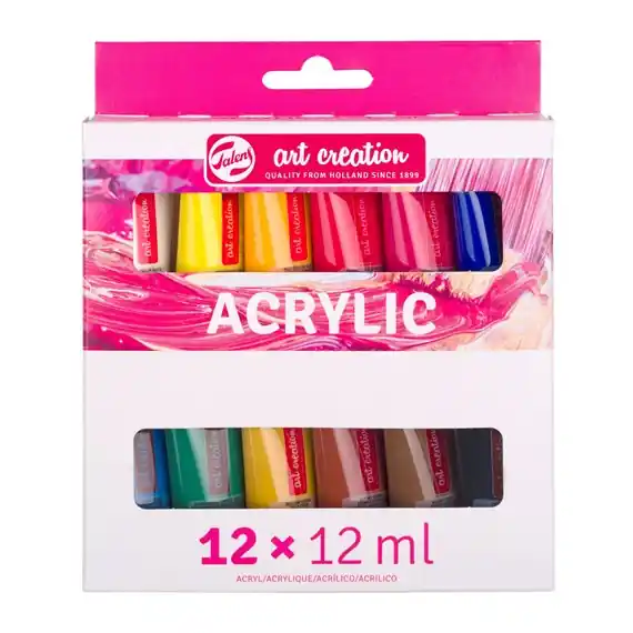 Gratis Verzending ArtCreation acrylverf – set 12 x 12ml