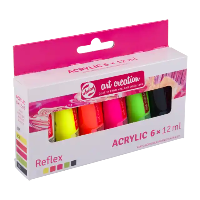 ArtCreation acrylverf – set 6 x 12ml – reflex Direct Verzonden