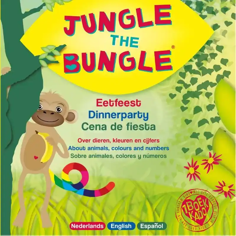 Merkproduct Jungle the Bungle eetfeest, dinnerparty, cena de fiesta