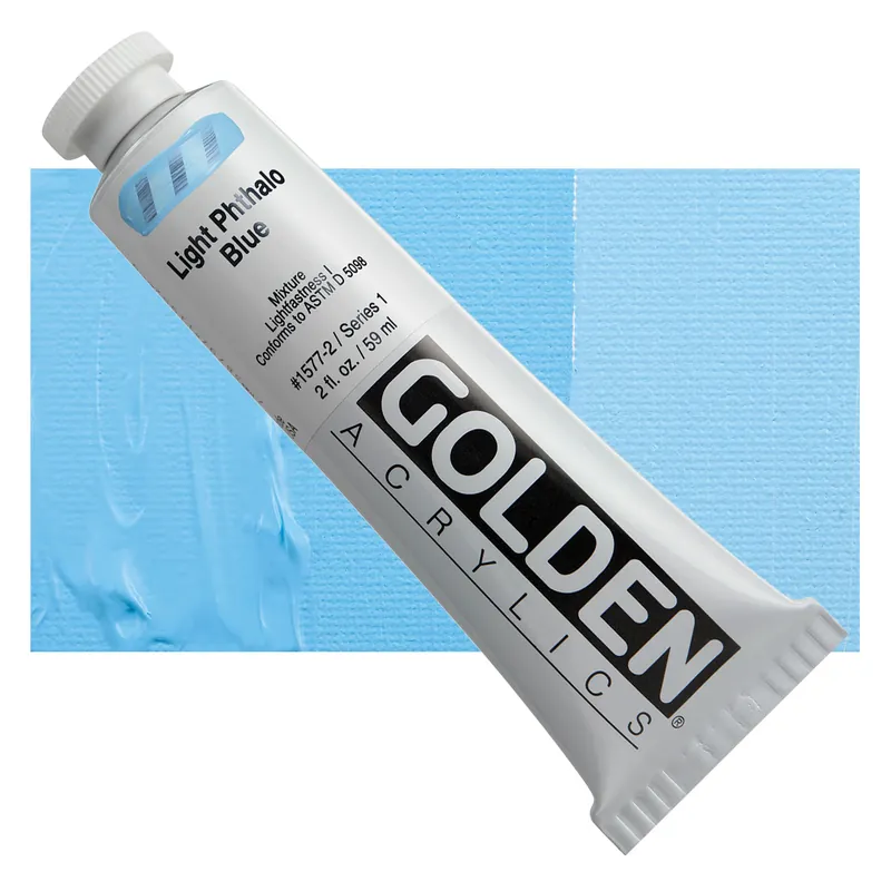 Golden heavy body acryl 60ml – S1 – 1577 light phthalo blue Laatste Kans