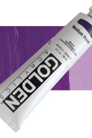 Laatste Versie Golden heavy body acryl 60ml – S6 – 1572 medium violet