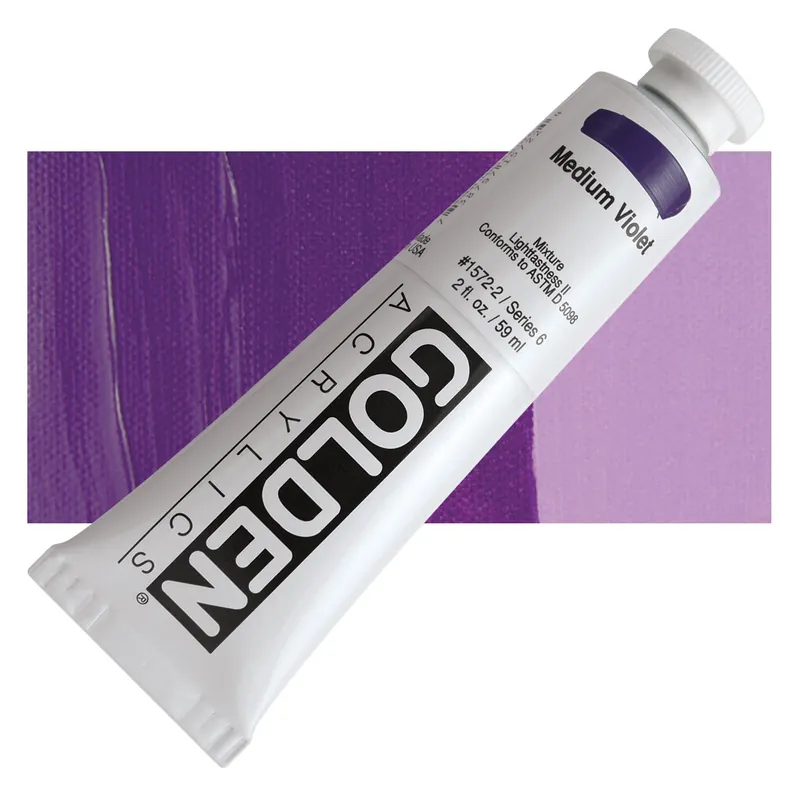 Laatste Versie Golden heavy body acryl 60ml – S6 – 1572 medium violet