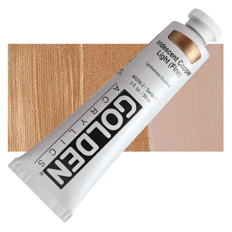 Must-Have Golden heavy body acryl 60ml – S7 – 4006 iridescent copper light (fine)