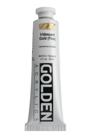 Direct Verzonden Golden heavy body acryl 60ml – S6 – 4010 iridescent gold (fine)