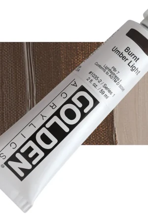 Golden heavy body acryl 60ml – S1 – 1035 burnt umber light Snelle Levering