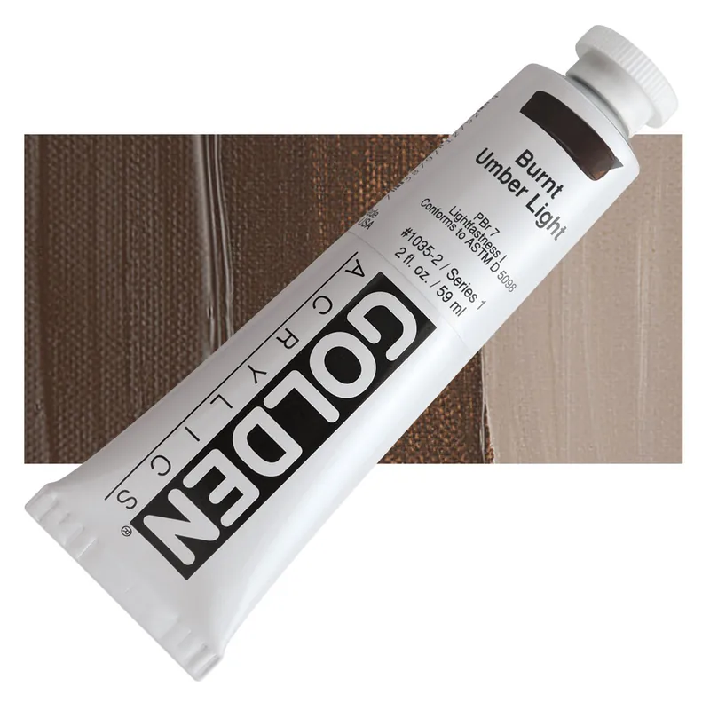 Golden heavy body acryl 60ml – S1 – 1035 burnt umber light Snelle Levering