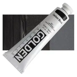 Golden heavy body acryl 60ml – S1 – 1040 carbon black Op = Op