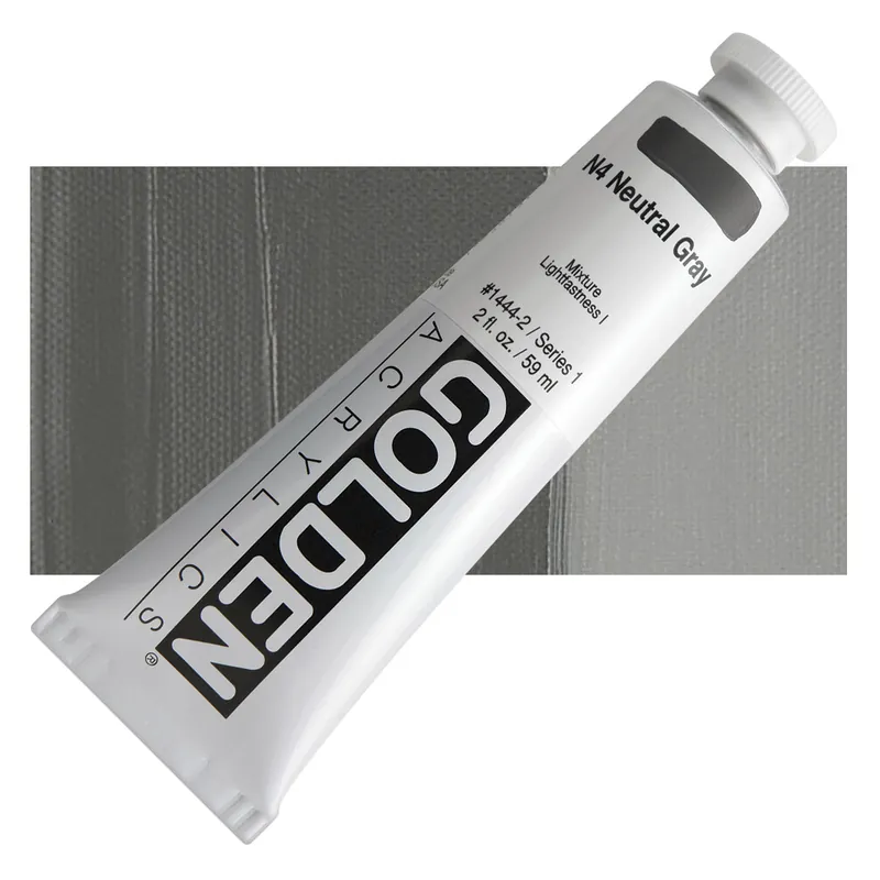 Lage Prijs Golden heavy body acryl 60ml – S1 – 1444 N4 neutral gray