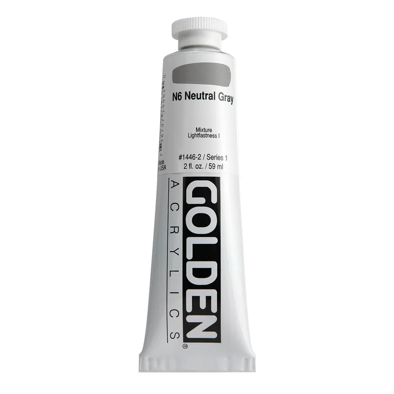 Koop Vandaag Golden heavy body acryl 60ml – S1 – 1446 N6 neutral gray
