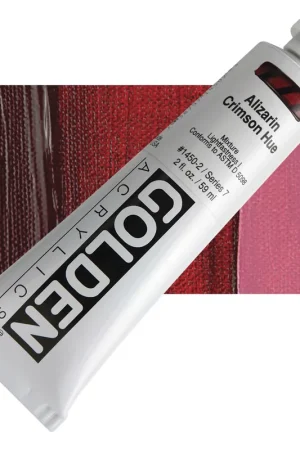Golden heavy body acryl 60ml – S7 – 1450 alizarin crimson hue Direct Verzonden