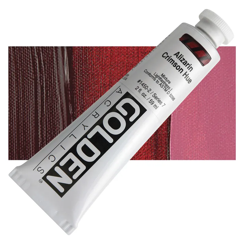 Golden heavy body acryl 60ml – S7 – 1450 alizarin crimson hue Direct Verzonden