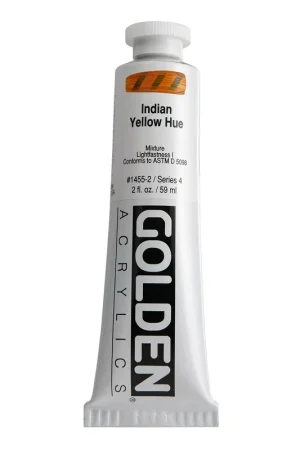 Direct Beschikbaar Golden heavy body acryl 60ml – S4 – 1455 india yellow hue