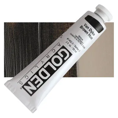 Golden heavy body acryl 60ml – S3 – 1462 van dyke brown hue Weekendaanbieding