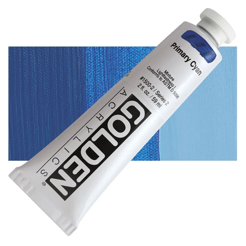 Golden heavy body acryl 60ml – S2 – 1500 primary cyan Goedkoop