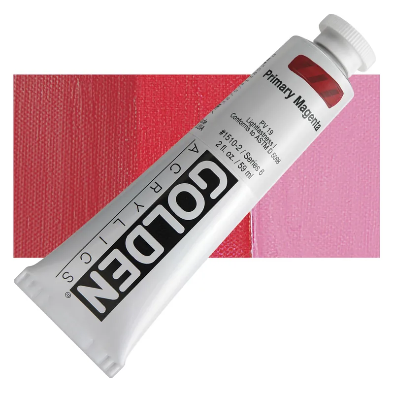 Golden heavy body acryl 60ml – S6 – 1510 primary magenta Voordeelprijs