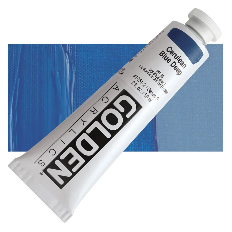 Flitsaanbieding Golden heavy body acryl 60ml – S9 – 1051 cerulean blue deep
