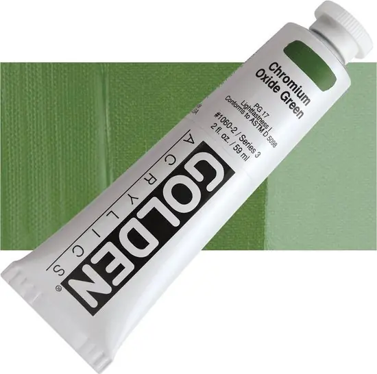 Golden heavy body acryl 60ml – S3 – 1060 chromium oxide green Exclusieve Aanbieding