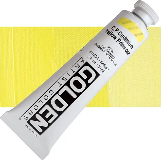 Goedkoop Golden heavy body acryl 60ml – S7 – 1135 cadmium yellow primrose