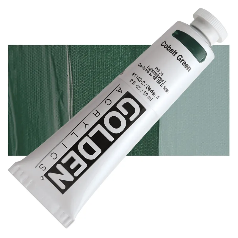 Golden heavy body acryl 60ml – S4 – 1142 cobalt green Dagaanbieding