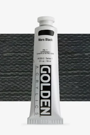Uitverkoop Golden heavy body acryl 60ml – S1 – 1200 mars black