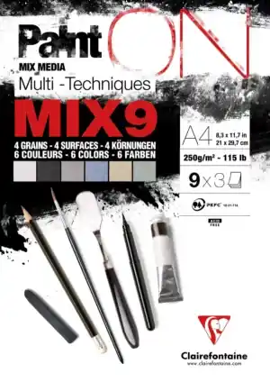 Koop Online Clairefontaine Paint on – MIX9 29,7×29,7 250 gram