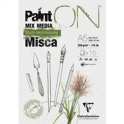 Clairefontaine Paint on misca A5 250gr Must-Have