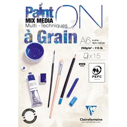Clairefontaine Paint on – a Grain A6 250gr Meest Verkocht