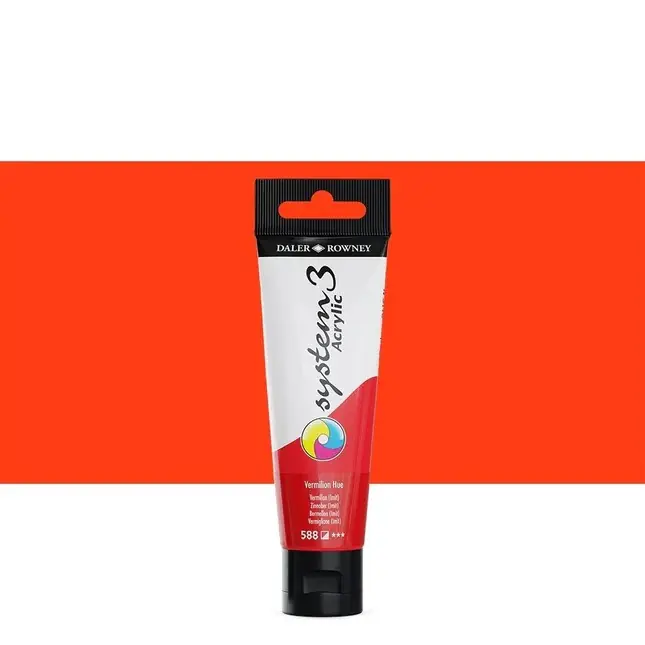 DalerRowney system3 150ml 588 vermilion (hue) Seizoensaanbieding