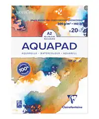 Gratis Retour Clairefontaine goldline A2 Aquapad