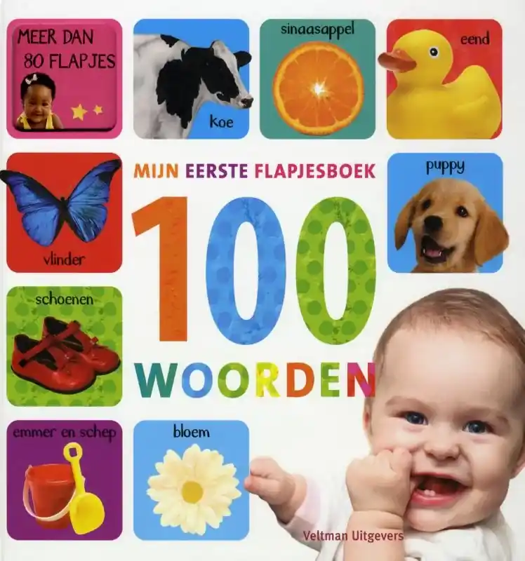 Gereduceerde Prijs Mijn eerste flapjesboek 100 woorden