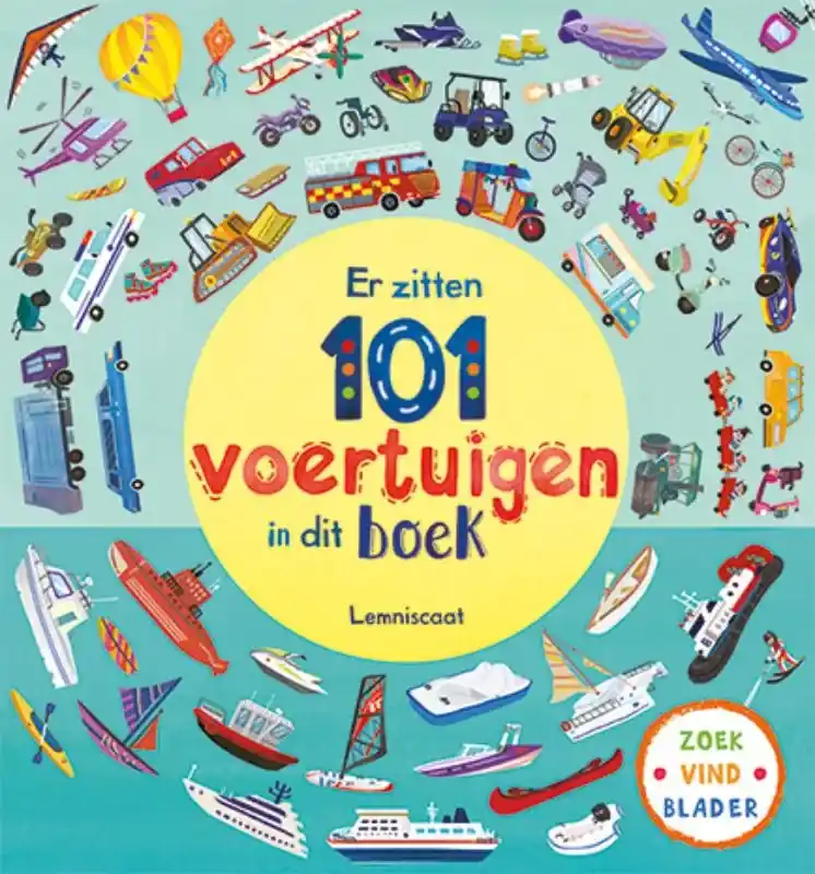 Veilige Betaling Er zitten 101 voertuigen in dit boek