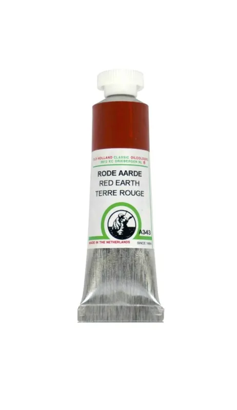 Old Holland classic olieverf 40ml – A343 rode aarde (voorheen vleesoker) Uitverkoop