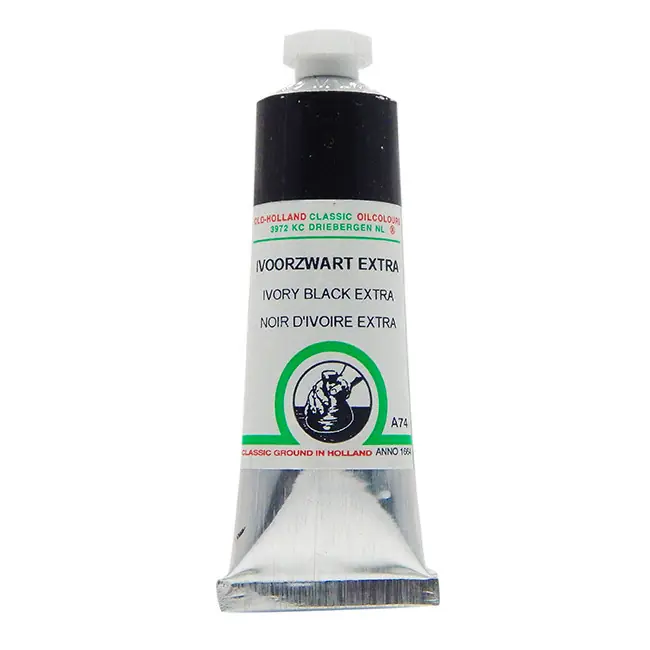 Rechtstreeks Van De Fabrikant Old Holland classic olieverf 40ml – A74 ivoorzwart extra