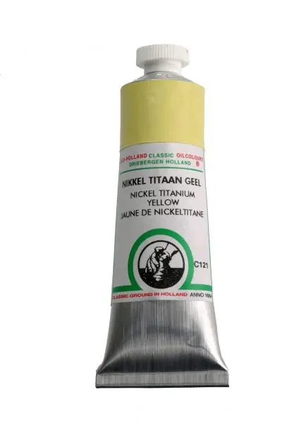 Betaalbaar Old Holland classic olieverf 40ml C121 nikkel titaan geel