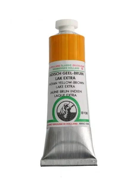 Premium Old Holland classic olieverf 40ml B130 indisch geelbruin lak extra