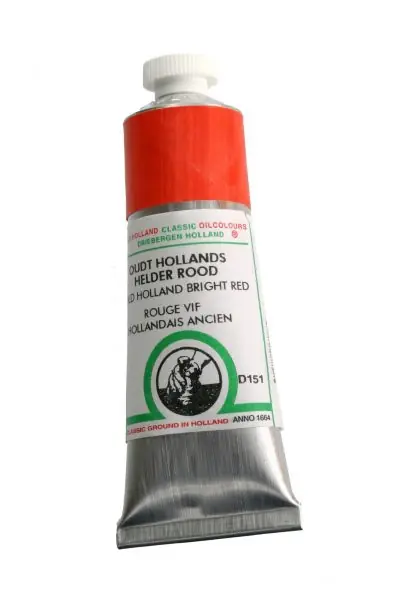 Meest Verkocht Old Holland classic olieverf 40ml D151 oudt hollands helder rood