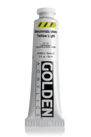 Beperkt Aanbod Golden heavy body acryl 60ml – S3 – 1009 benzimidazolone yellow light