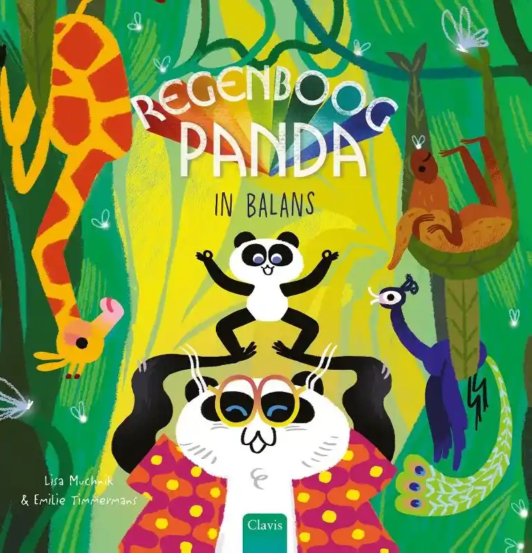 Regenboogpanda in balans Snelle Levering