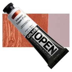 Hete Deal Golden open acryl 60ml – S7 – 7482 iridescent copper (fine)