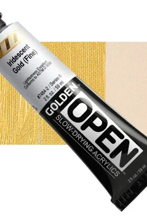 Golden open acryl 60ml – S6 – 7484 iridiscent gold (fine) Must-Have