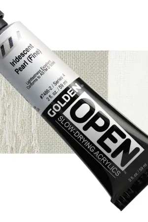 Uitverkoop Golden open acryl 60ml – S4 – 7486 iridescent pearl (fine)