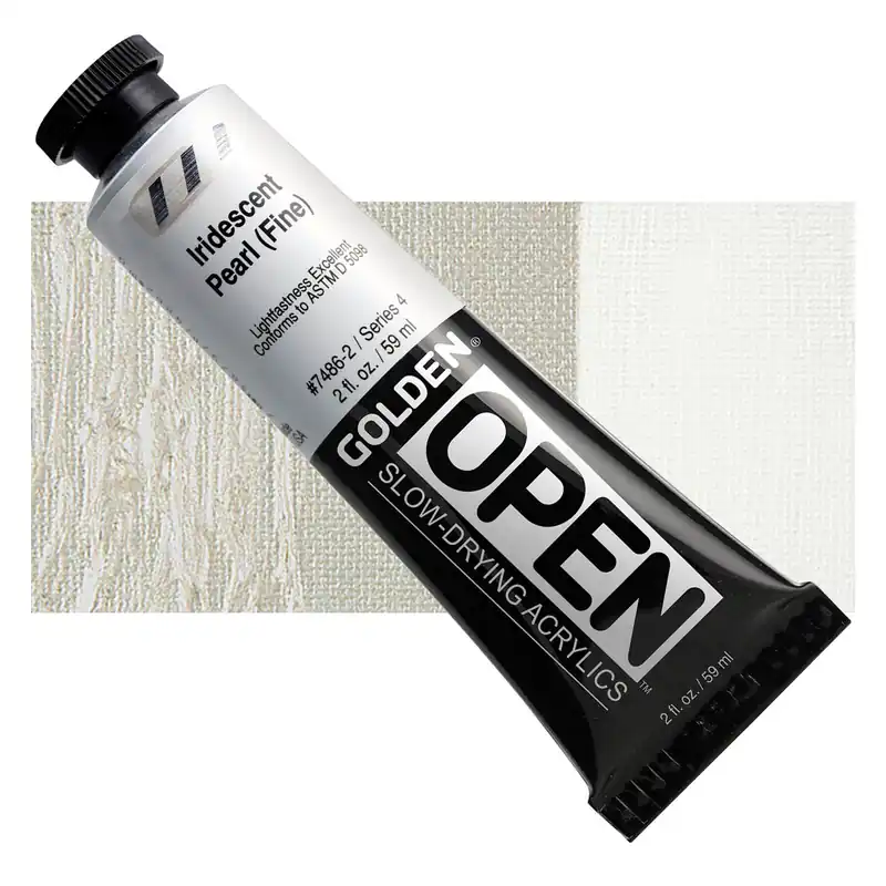 Uitverkoop Golden open acryl 60ml – S4 – 7486 iridescent pearl (fine)