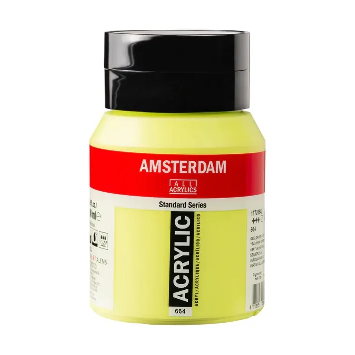 Flitsaanbieding Amsterdam acryl 500ml – 664 geelgroen licht