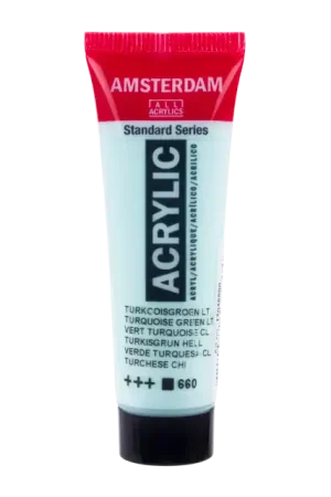 Amsterdam acryl 20ml – 660 turkooisgroen licht Hete Deal